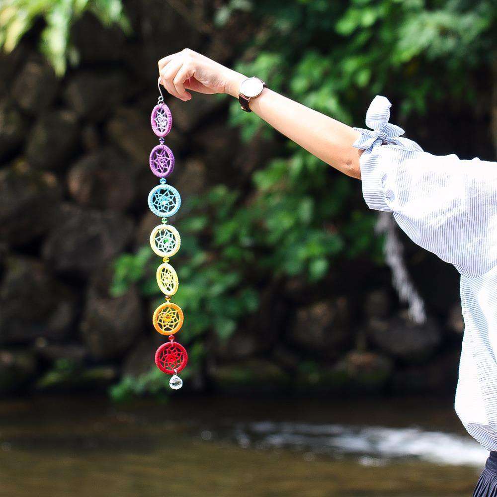 7 Chakra "Colorful Circles" Dream Catcher