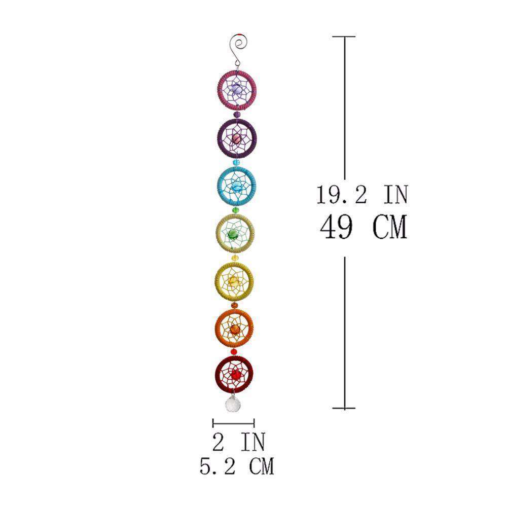 7 Chakra "Colorful Circles" Dream Catcher