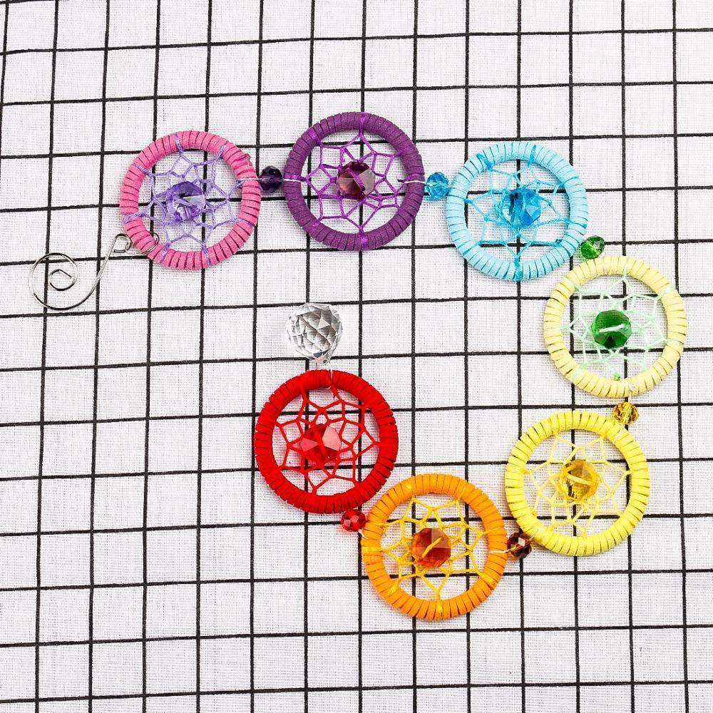 7 Chakra "Colorful Circles" Dream Catcher